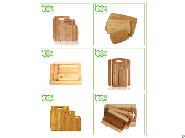 Bamboo 3 Pieces Cutting Boards Set