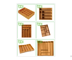 Bamboo Drawer Organizer