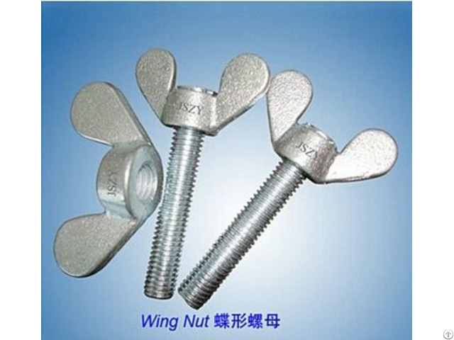 Stainless Steel Wing Nut With Round Head