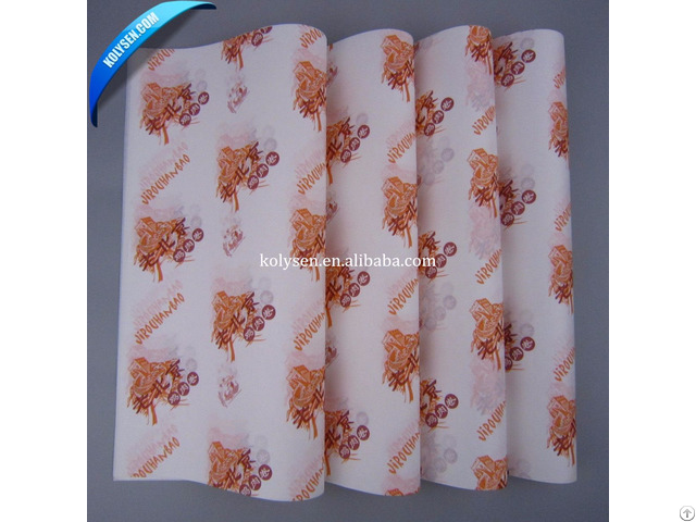 Hamburger Wrapper Greaseproof Paper