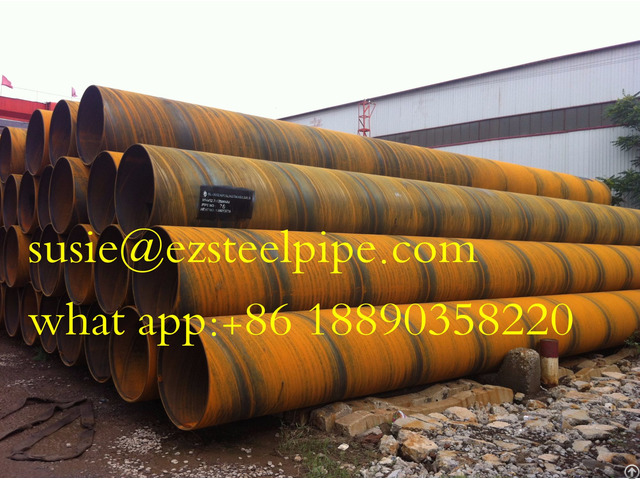 Spiral Welded Anti Corrosion Ssaw Steel Pipe