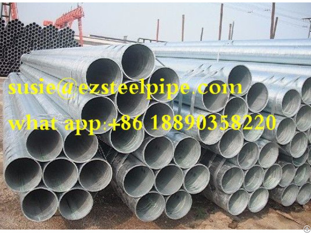 Pre Galvanized Steel Pipes Tubes Welded Pipe