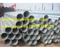 Pre Galvanized Steel Pipes Tubes Welded Pipe