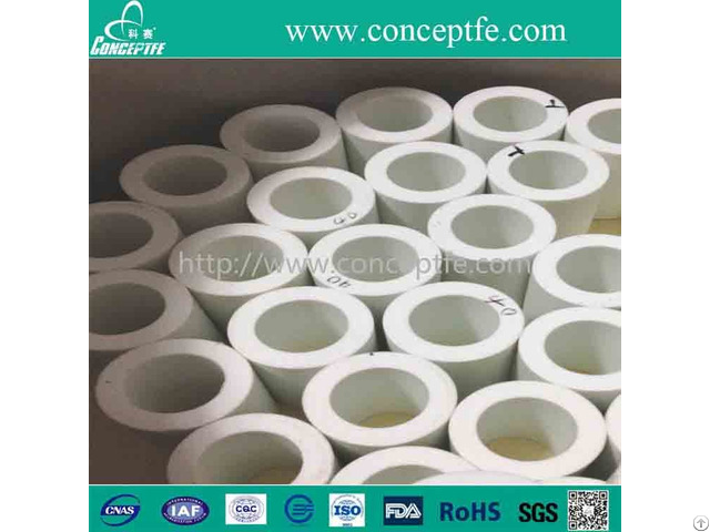 100 Percent Virgin Ptfe Molded Tube Lined Pipe Tubing