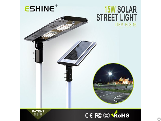 Ip65 Aluminum Lamp Body All In One Integrated Solar Led Street Light