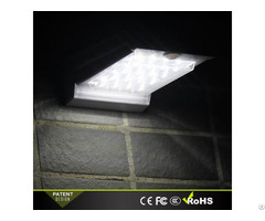 Wall Solar Light Lithium Ion Battery Rechargeable For Outdoor Lighting