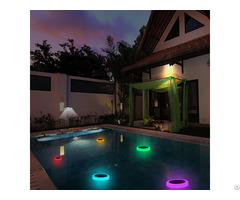 Rgb Floating On Water Solar Pool Lights With Remote Control