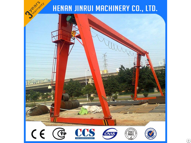 Electric Single Girder Gantry Crane