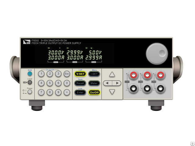 Itit6302 Triole Channels Dc Power Supply