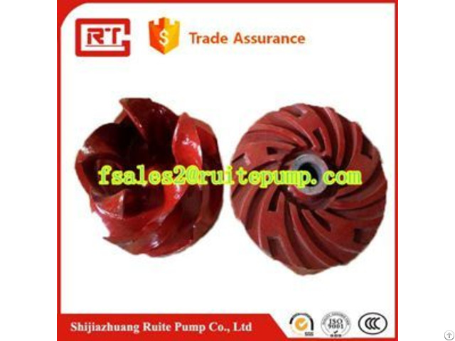 Natural Rubber Stainless Steel Impeller