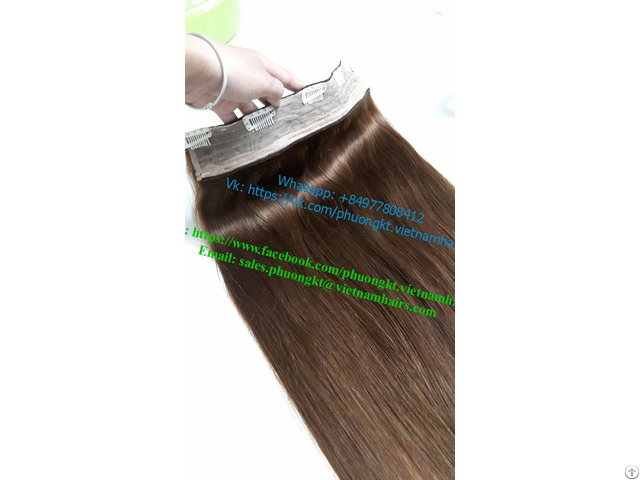 Vietnamese Super Thin Clip In Hair Extensions 55cm