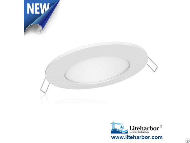 4 Inch Ultra Thin Round Led Recessed Panel Light From Liteharbor Lighting