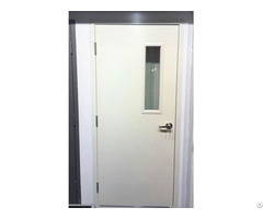 Fire Steel Door With Narrow Glass