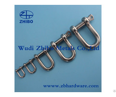 Stainless Steel Hot Forged Aisi304 316 D Bow Shackle Us European Jis Type