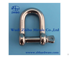 Stainless Steel Casted D Twist Shackle