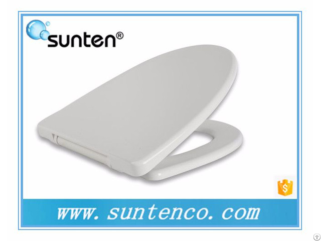 Xiamen White Duroplast Soft Close V Shape Toilet Seat