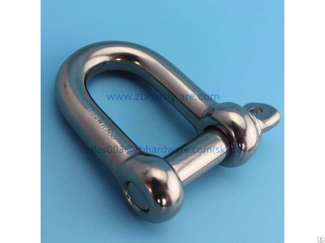 Competitive Price Galvanized D Shackle