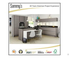 Modern Germany Pvc Membrane Kitchen Cabinets With Free Design Customized