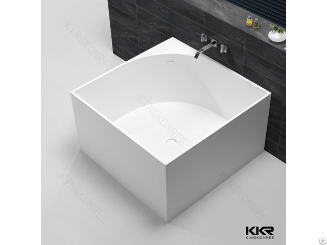 Hotel Bathroom Custom Size Square Bathtub