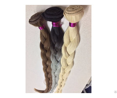 Colored Machine Weft Hair 100 Percent Human