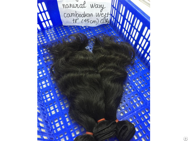 Cambodian Weft Natural Wavy Thick Most Suitable For African Women