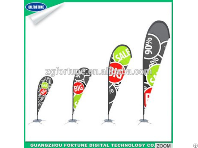 Cheap Advertising Teardrop Beach Banner Flags