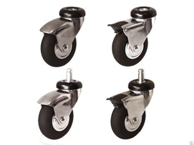 Neoprene Rubber Furniture Casters Wheels