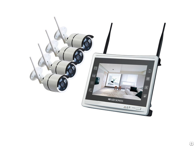 4ch 960p Wireless Nvr Kit With Hd Monitor
