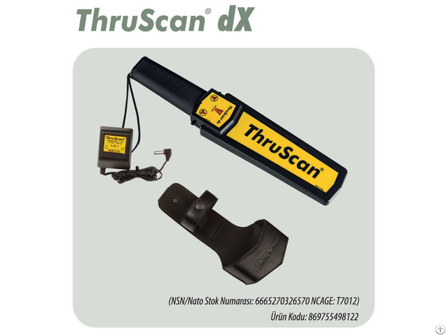Hand Held Metal Detector Thruscan Dx