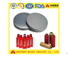 Mill Sandblasted And Flat Domed Aluminium Slug For Aerosol Can Ointment Tube Water Bottles