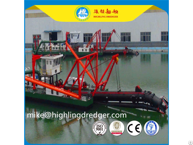 Small 8 Inch Hydraulic Cutter Suction Dredger For Sale