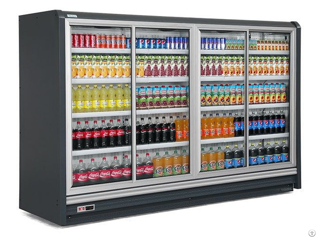 Dairy Refrigerated Showcase With Sliding Door