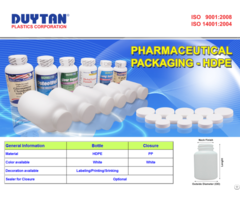 Liquid Medicine Bottle With Measuring Cup 200cc Duy Tan Plastics