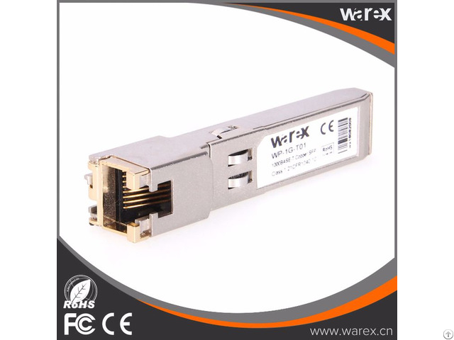 Glc T Compatible Sfp Copper Transceiver Rj 45 Connector