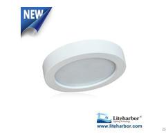 Five Plus Inch Round Flush Mount Led Recessed Ceiling Light