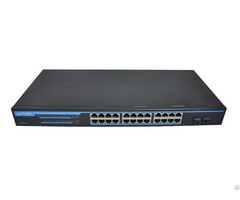 Rackmount 24 Port Giga Poe Switch With Broadcom Chipset