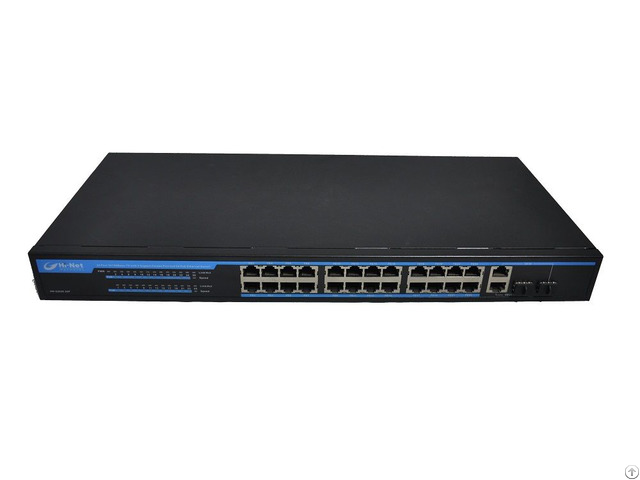 Full 24 2 Giga Sfp Uplink Poe Swith