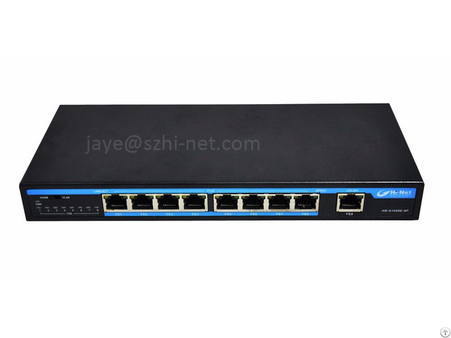 S1009e 8p Unmanaged Poe Switch