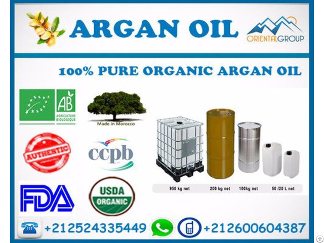 100 Percent Pure And Natural Organic Bulk Argan Oil