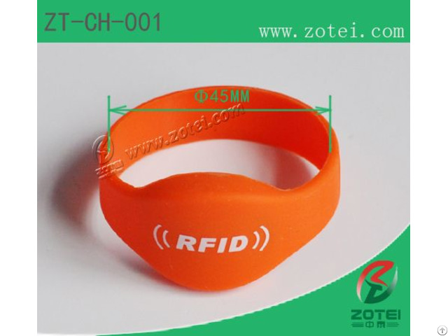 Rfid Oval Silicone Wristband