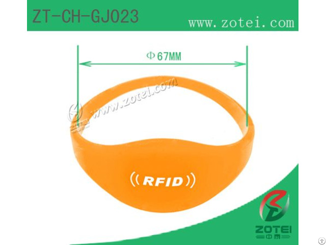 Oblate Rfid Silicone Wristband