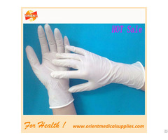 Iso Ce Certified Latex Surgical Glove In Medial Hospital