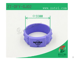 Square Circle Rfid Silicone Wristband