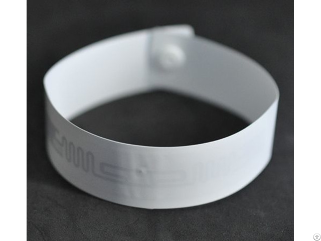 Rfid One Time Pp Paper Wristband Tag