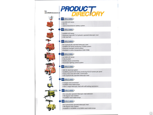 Mobile Lighting Tower Mobile Lighting Tower