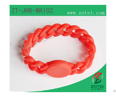 Braid Silicone Wristband Tag Zt Jhr Wri02