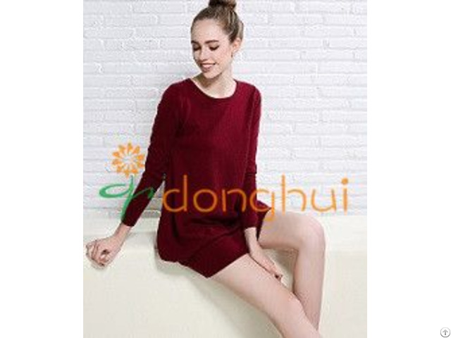 Cashmere Wool Women Knitted Pullover Sweater