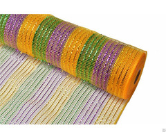 Gold Purple Emerald Green Strip Plastic Wrapping Mesh For 70c23i09i24x23