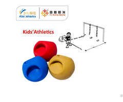 550g Medicine Ball With Handle For Iaaf Kids Athletics Kit