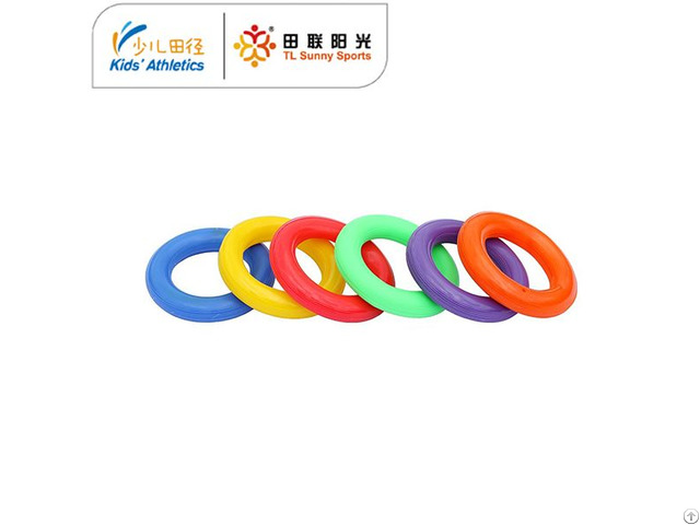 6x Pvc Rings For Kids Athletics Kit